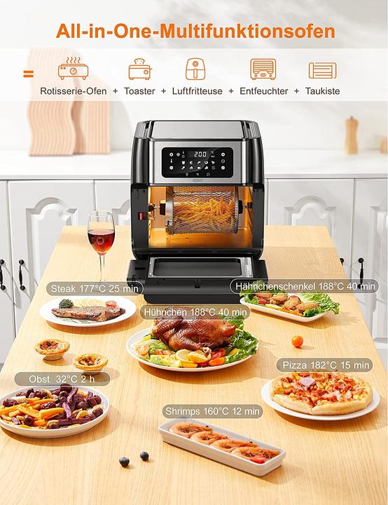 Actual product image Innsky Hot Air Deep Fryer