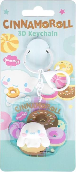 Actual product image Blue Sky Sanrio 3D Acryl Schlüsselanhänger Cinnamoroll