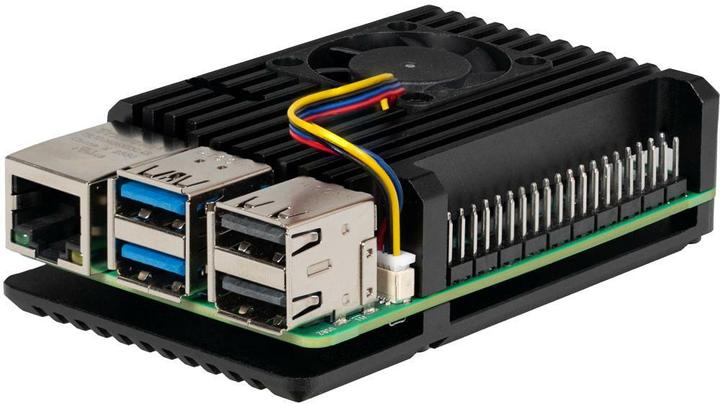 Joy-it Armor Case BLOCK ACTIVE Boîtier SBC Convient pour (kits de développement) : Raspb
