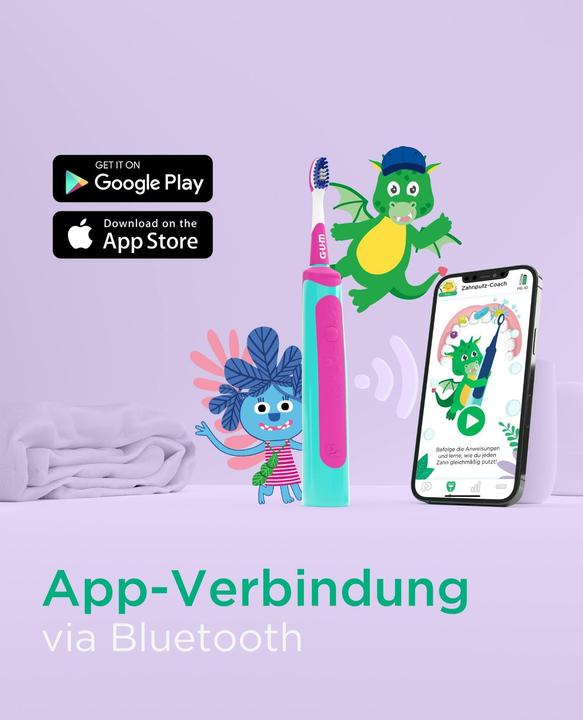 Produktbild GUM Playbrush intelligente Schalzahnbürste (Schallzahnbürste)
