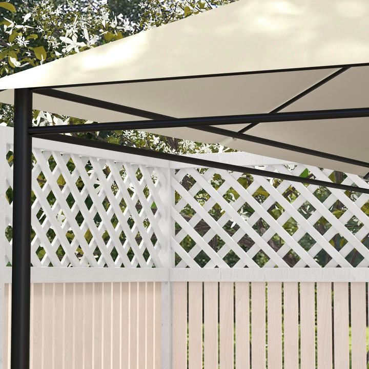 Actual product image Outsunny Pavilion roof with upper ventilation opening (397 cm, 297 cm)