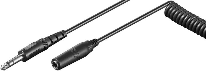 Image du produit Goobay Rallonge pour casque 6,35 mm, câble spiralé (5 m, Extension)