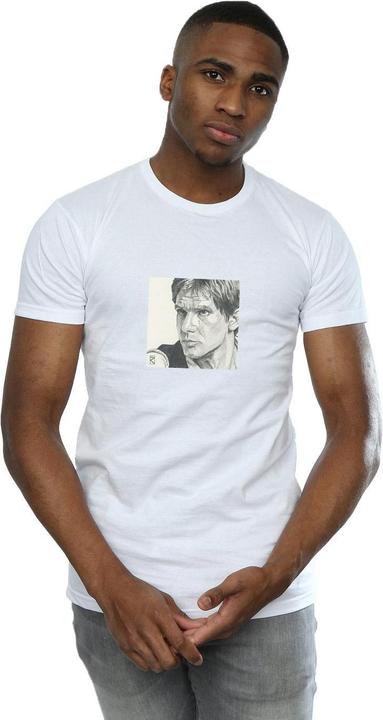 Immagine prodotto Star Wars Han Solo Drawing Maglietta Uomo (L)