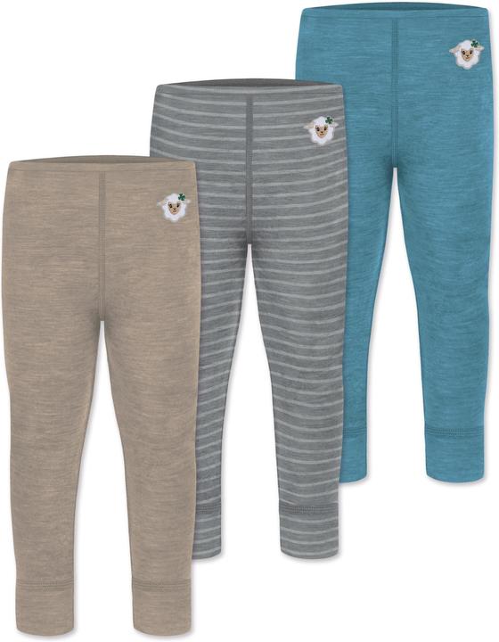 Immagine prodotto Normani Confezione da 3 pantaloni baby merino "Tihoi" - 9509 (86)