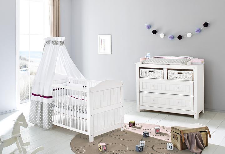 Produktbild Pinolino Sparset Nina breit (Babybett, Wickelkommode)
