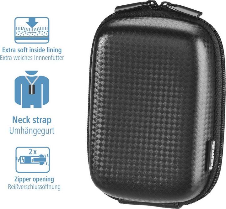Image du produit Hama Étui rigide Carbon Style 60L, sacoche pour appareil photo (Étui pour appareil photo, Kamera Bereitschaftstasche, 0.60 l)