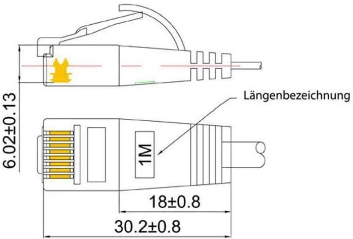 Actual product image Wirewin Network cable (UTP, CAT6, 5 m)