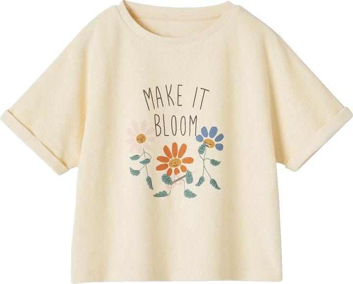 Vertbaudet Mädchen T-Shirt aus Frottee Oeko-Tex