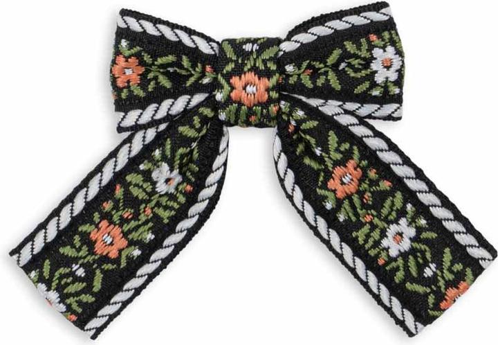 Actual product image Konges Slojd 4Pack hair clips bow black (Emblazonments)