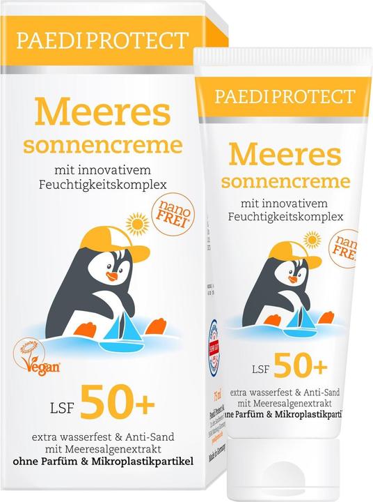 Produktbild Paediprotect Meeres (Sonnencreme, SPF 50+, 75 ml, 104 g)