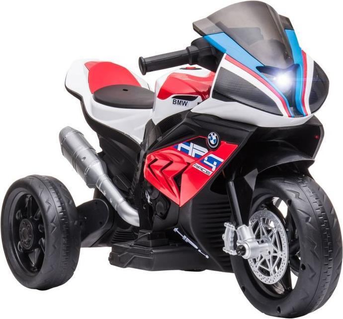 Produktbild Swisshandel24 Kinderelektro-Motorrad 6V Dreirad, 3 Musikmodi 2,5km/h ab 18 Monaten PP Metall Rot (6 V)
