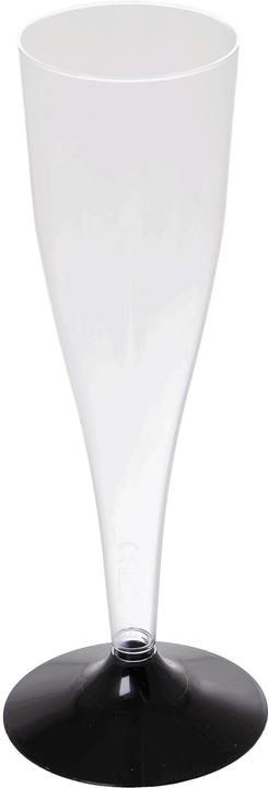 Produktbild Elco Einweg-Sektglas 1 dl, 20 Stück, Schwarz/Transparent (20 x)