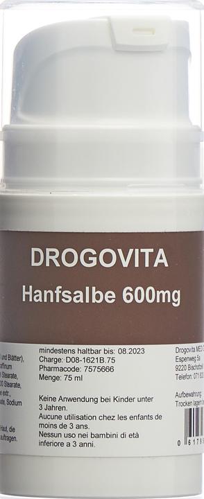 Image du produit Drogovita Hanfsalbe 600 mg (1 x, 75 ml, 130 g)