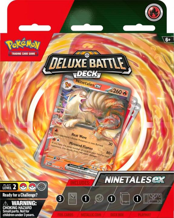 Actual product image Pokémon Deluxe Battle Deck Ninetales Ex-Karten (Deck)