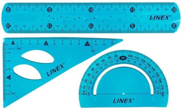 Actual product image Linex Ruler set (200 mm)