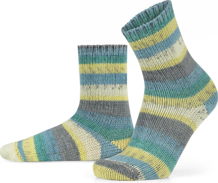 Actual product image Normani 2 Paar Gestrickte Wollsocken Bunt-geringelt (pack of 2, 39 - 42)
