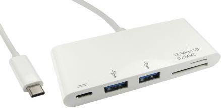 Produktbild Rs Pro USB 3.0 USB-Hub, 2 USB Ports, USB C, USB (USB-C, 2 Ports)
