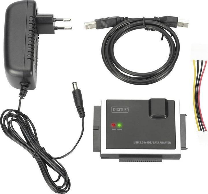 Produktbild Digitus USB 2.0 IDE/SATA Adapter Kabel (USB 2.0, SATA, SATA III, SATA II)