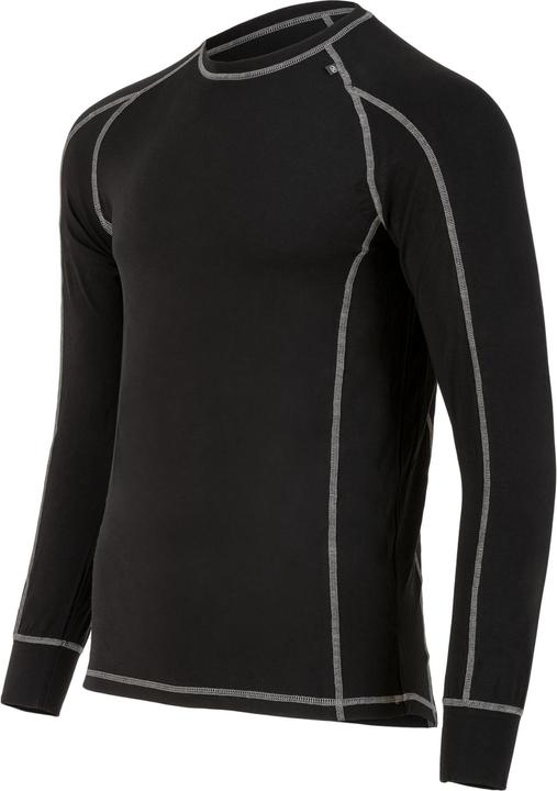 Highlander Bamboo 190 Mens L/S Top Black S (S)