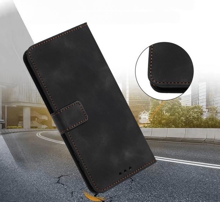 Produktbild Cover-Discount iPhone 16 – Wildleder Look Etui im Vintage Design (Apple iPhone 16)