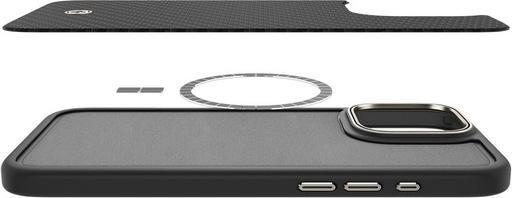 Produktbild Spigen Enzo Aramid Mag Magsafe Hülle für iPhone 16 Pro Max 6,9" schwarz/natur (Apple iPhone 16 Pro Max)