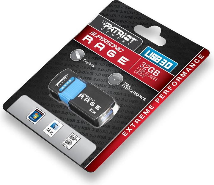 Produktbild Patriot Supersonic Rage (32 GB, USB-A, USB 3.0)