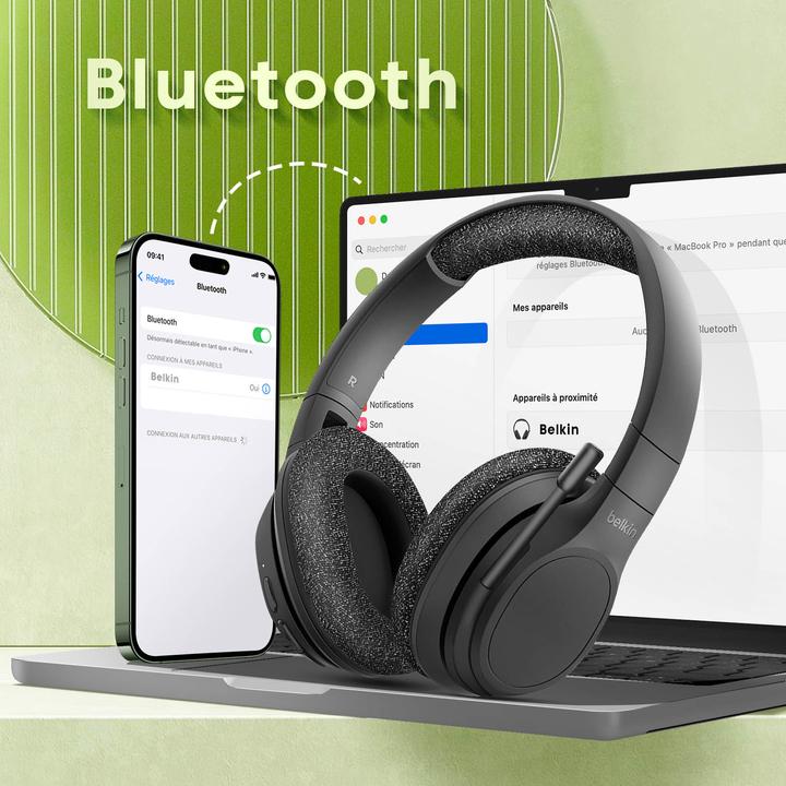Actual product image Belkin Soundform Adapt (Wireless, Cable, USB-C)