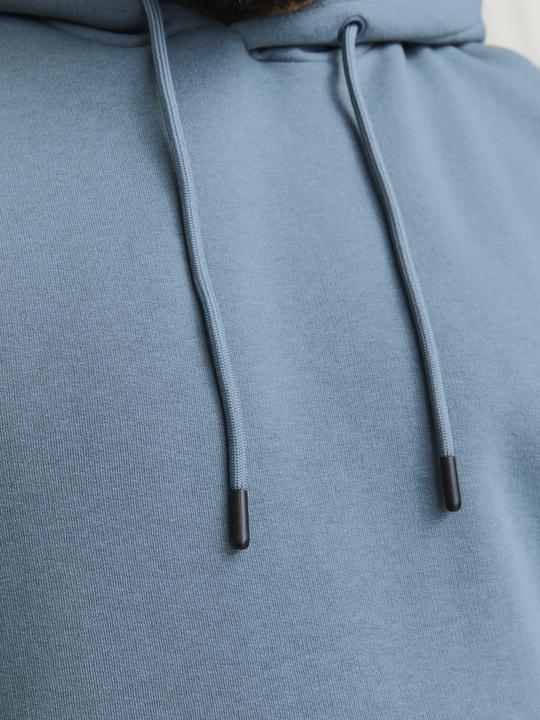 Actual product image Jack & Jones Plus Size Unicoloured Hooded Sweatshirt Hooded Sweatshirt (6XL)
