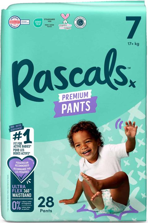 Produktbild Rascals Premium Pants (Gr. 7, Tragepack, 28 Stück)