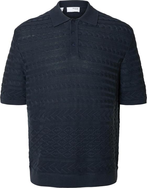 Selected Homme Kurzärmeliges Polohemd aus Strick