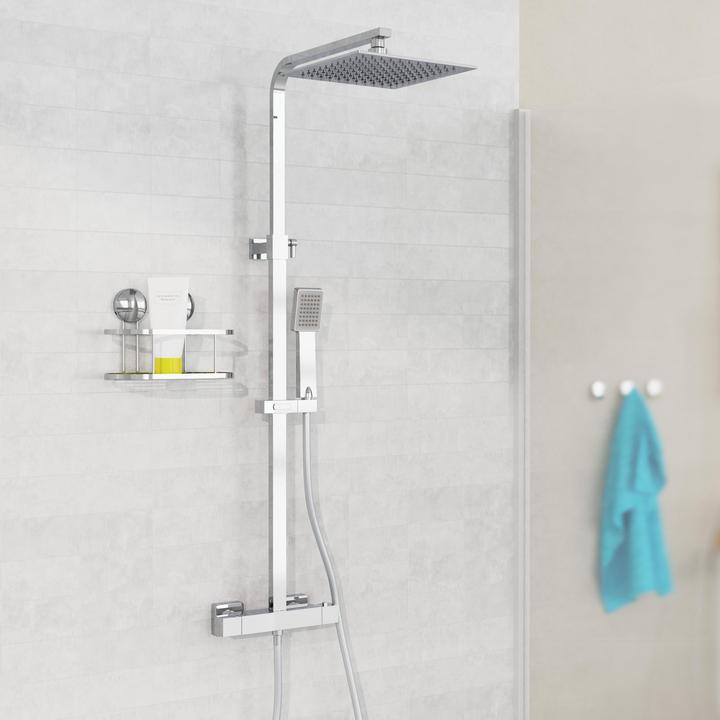 Image du produit Eisl EiSt Calvino Headduschenset mit thermostatischen Mixer, Chrom (DX1104CST)