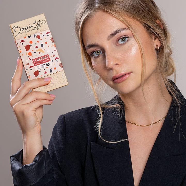 Produktbild Benecos BIO-Palette Large Florence - 18g - Beauty ID (Bright Woods, Matt Desert, Muddy Olive, Rusty Copper, Tuscany Please)
