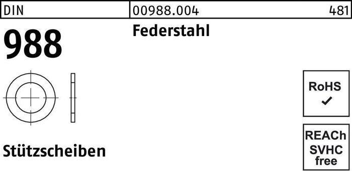 Produktbild Stützscheibe DIN 988 25 x 36 x2 Federstahl