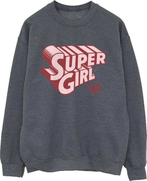 Immagine prodotto Supergirl Retro Logo Felpa Ragazze (152, 158)