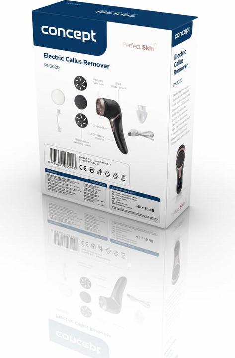 Actual product image Concept Elektryczny pilnik do stóp czarny PN3020