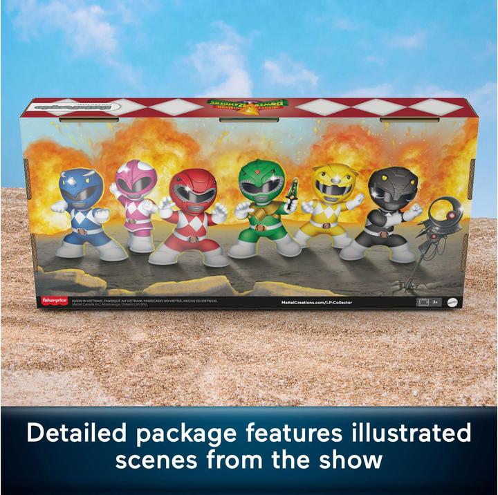 Actual product image Fisher-Price Little People Collector Power Rangers