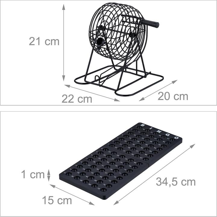 Actual product image Relaxdays Bingo Game Set (English)