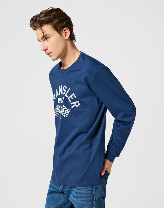 Actual product image Wrangler Long sleeve shirt Longsleeves Graphic Tee (S)