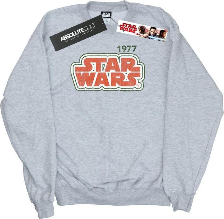 Actual product image Star Wars Mens Retro Outline Sweatshirt (L)