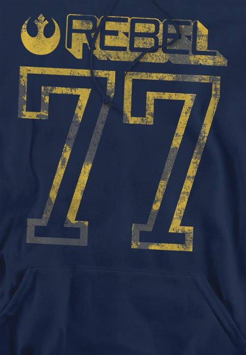 Actual product image Star Wars Mens Rebel 77 Hoodie (XL)