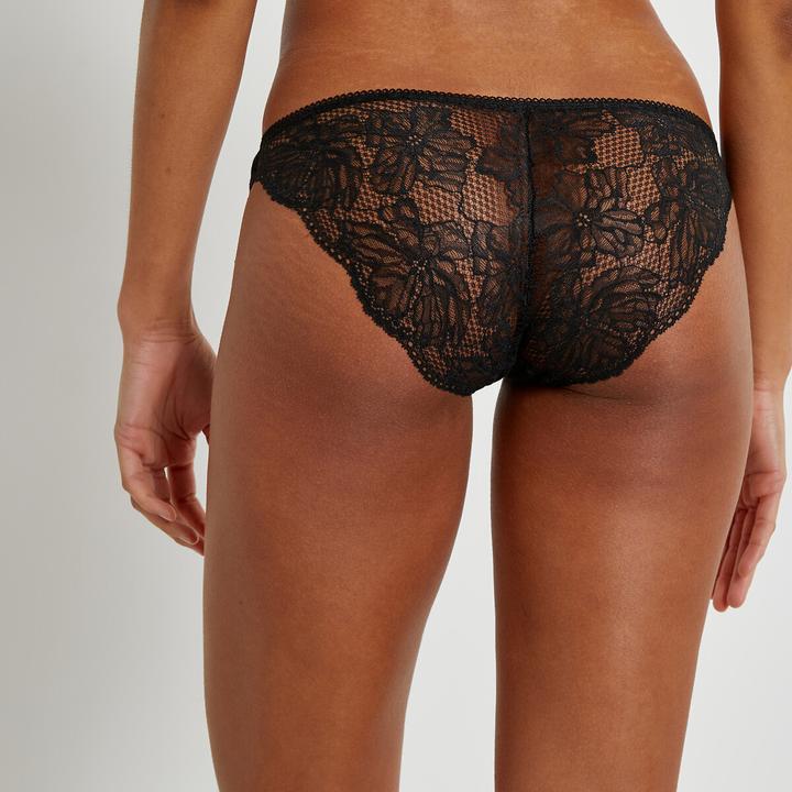 Image du produit La Redoute Collections Lot de 2 slips avec dentelle (W32/L34, lot de 2)