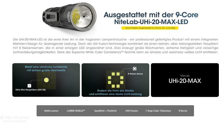 Image du produit Nitecore EDC33 (11.60 cm, 4000 lm)