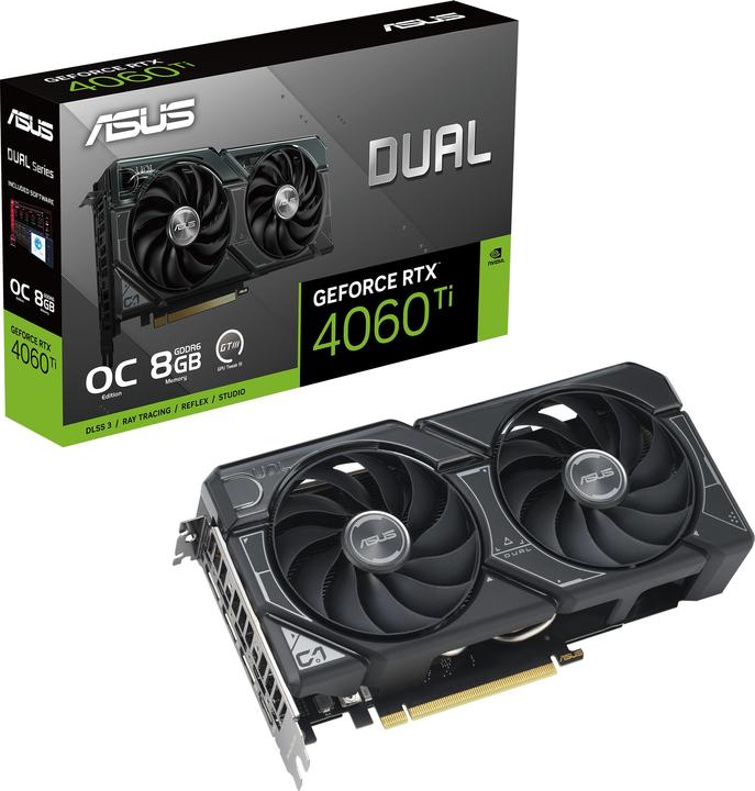 Produktbild ASUS Dual GeForce RTX 4060 Ti OC Edition 8GB (8 GB)