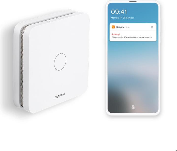 Actual product image Netatmo Carbon monoxide detector