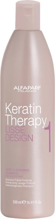 Immagine prodotto Alfaparf Lisse Design Keratin Therapy Deep Cleansing Shampoo (500 ml, Shampoo liquido)