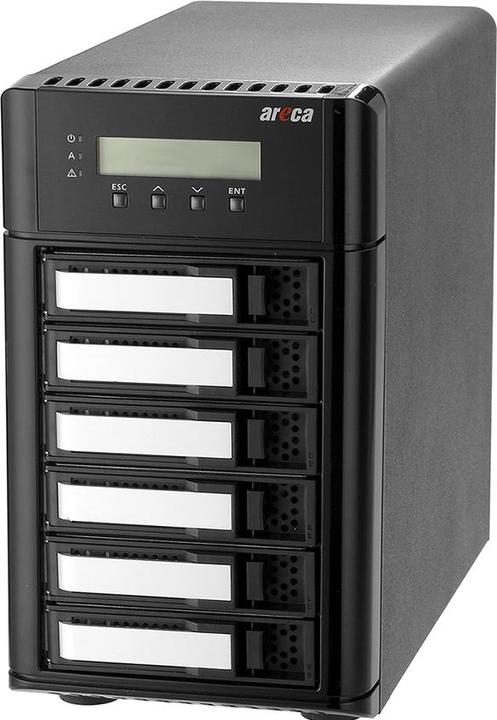Produktbild Areca Thunderbolt 3 USB 3.2 Gen2 Raid Storage ARC-8050T3U-6 (6 x 2 TB)
