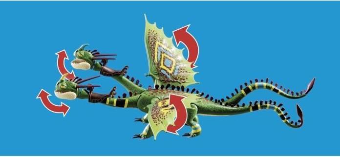 Image du produit Playmobil Dragon Racing:Kognedur et Kranedur avec Pète et Prout (70730, Dragons Playmobil)