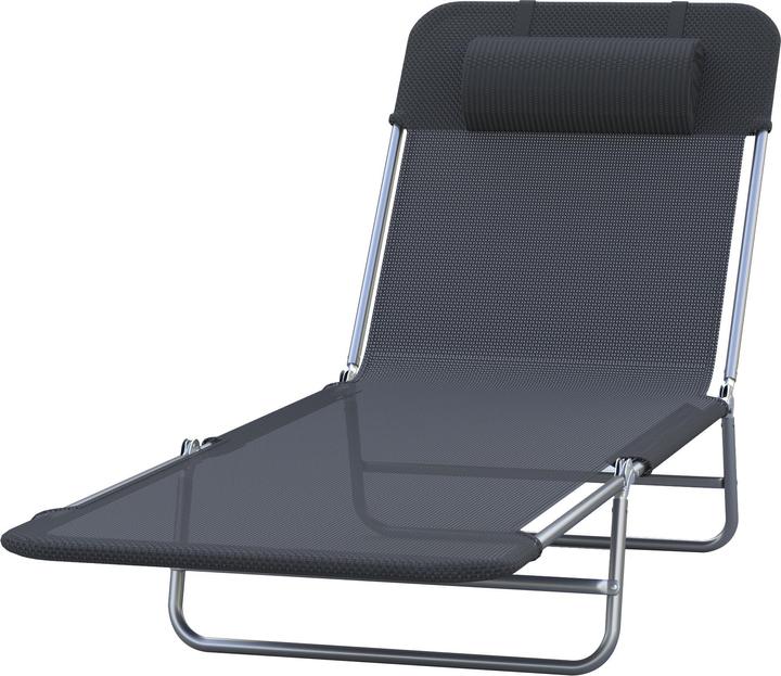 Image du produit Outsunny Chaise longue de jardin (182 cm)