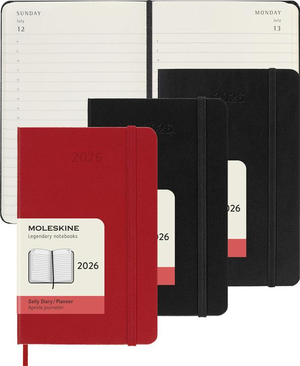 Actual product image Moleskine Taschenagenda Daily (9 x 14 cm, English)