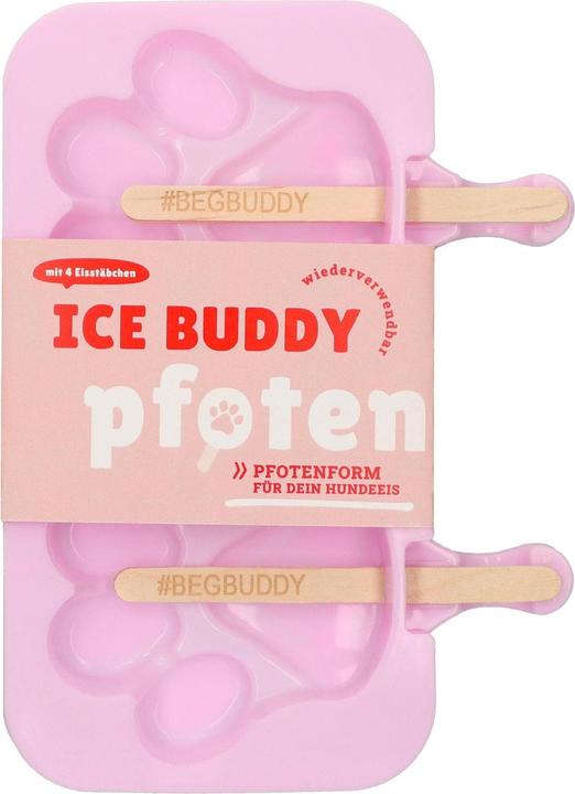 Image du produit BeG Buddy Moule à pattes pour glace pour chien, 2 pièces